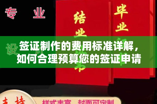 武昌签证制作的费用标准详解，如何合理预算您的签证申请成本